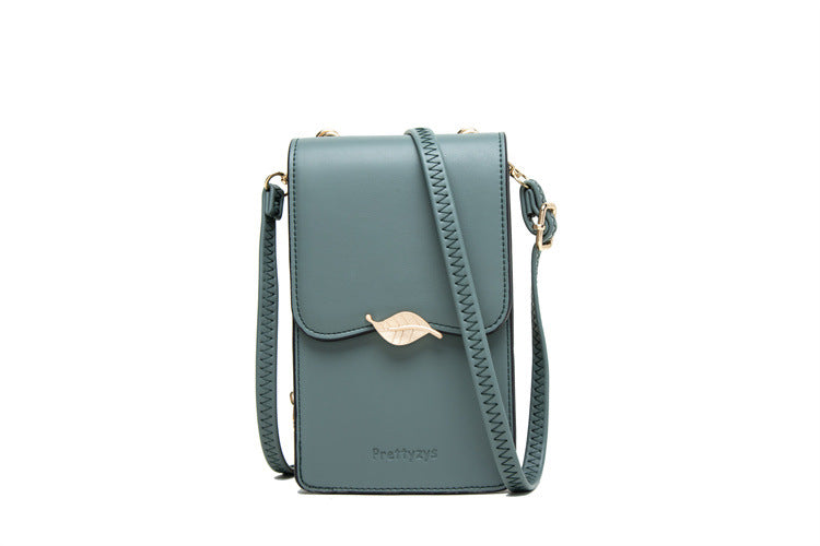 Screen Version Simple Solid Color Large Phone Bags