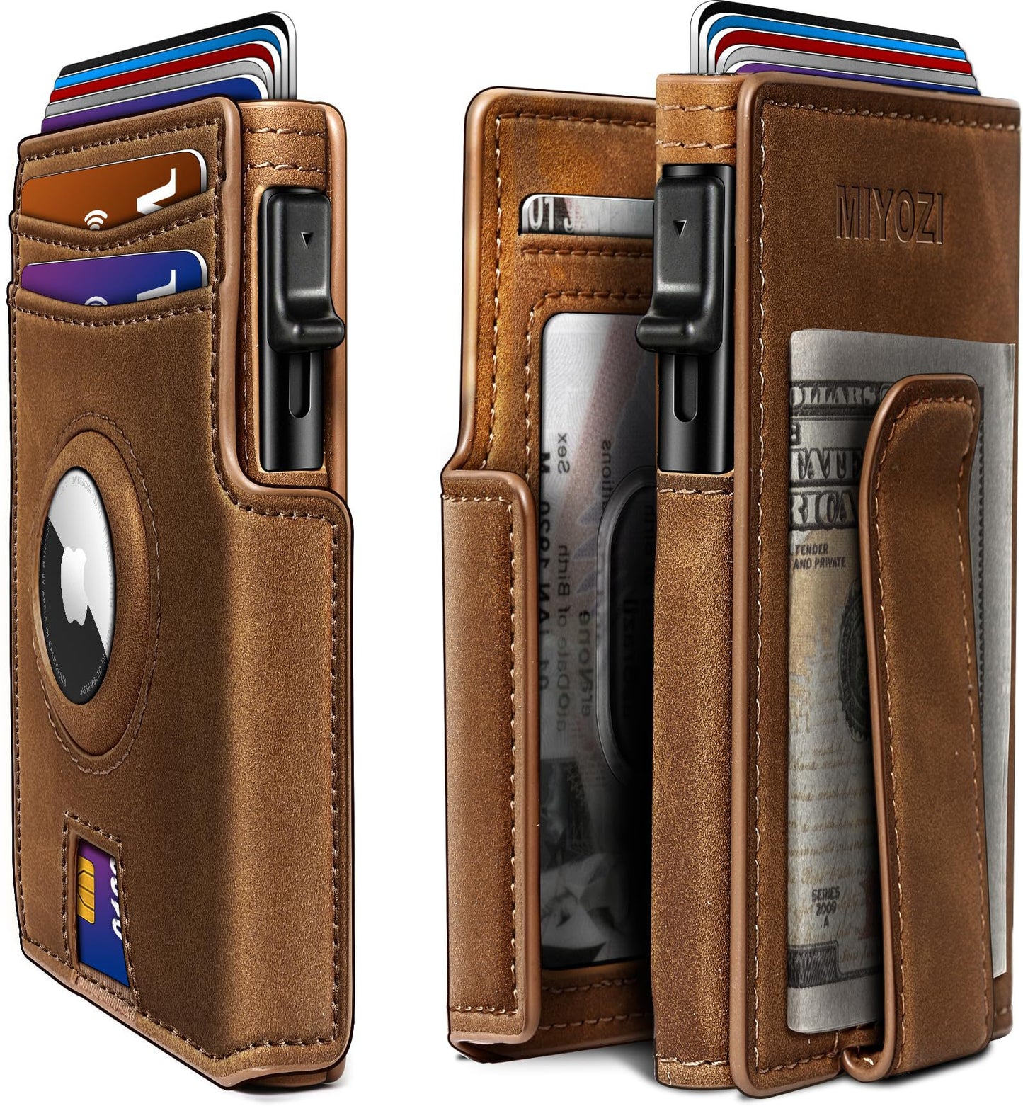 Men's Stylish Carbon Fiber Leather High-grade Men's Wallets