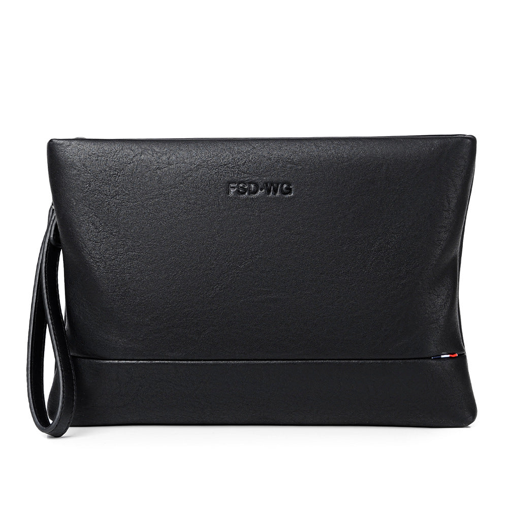 Men's Embossed Clutch Business Large Capacity Envelope Handbags