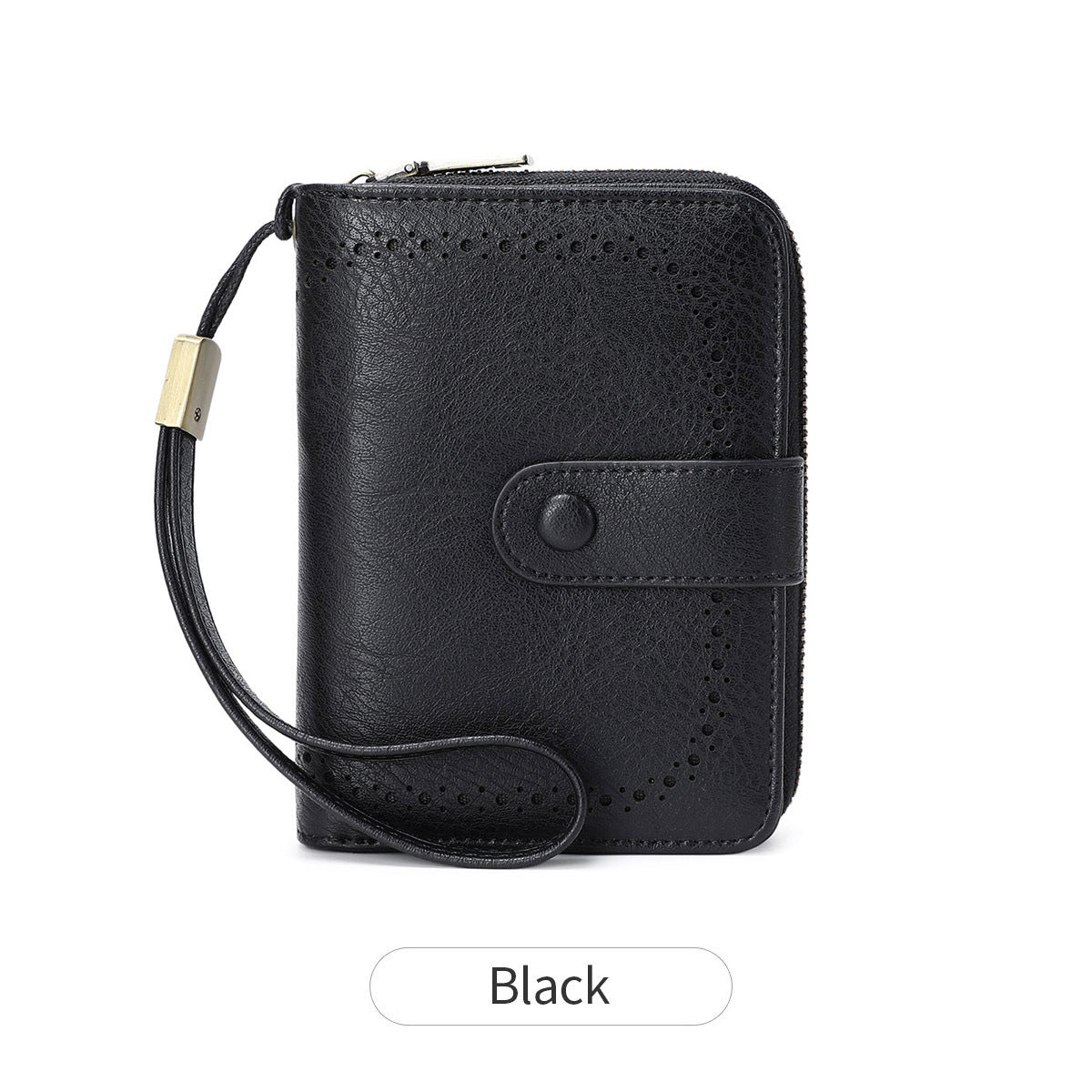 Women's Leopard Print Multifunctional Zipper Vintage Purses