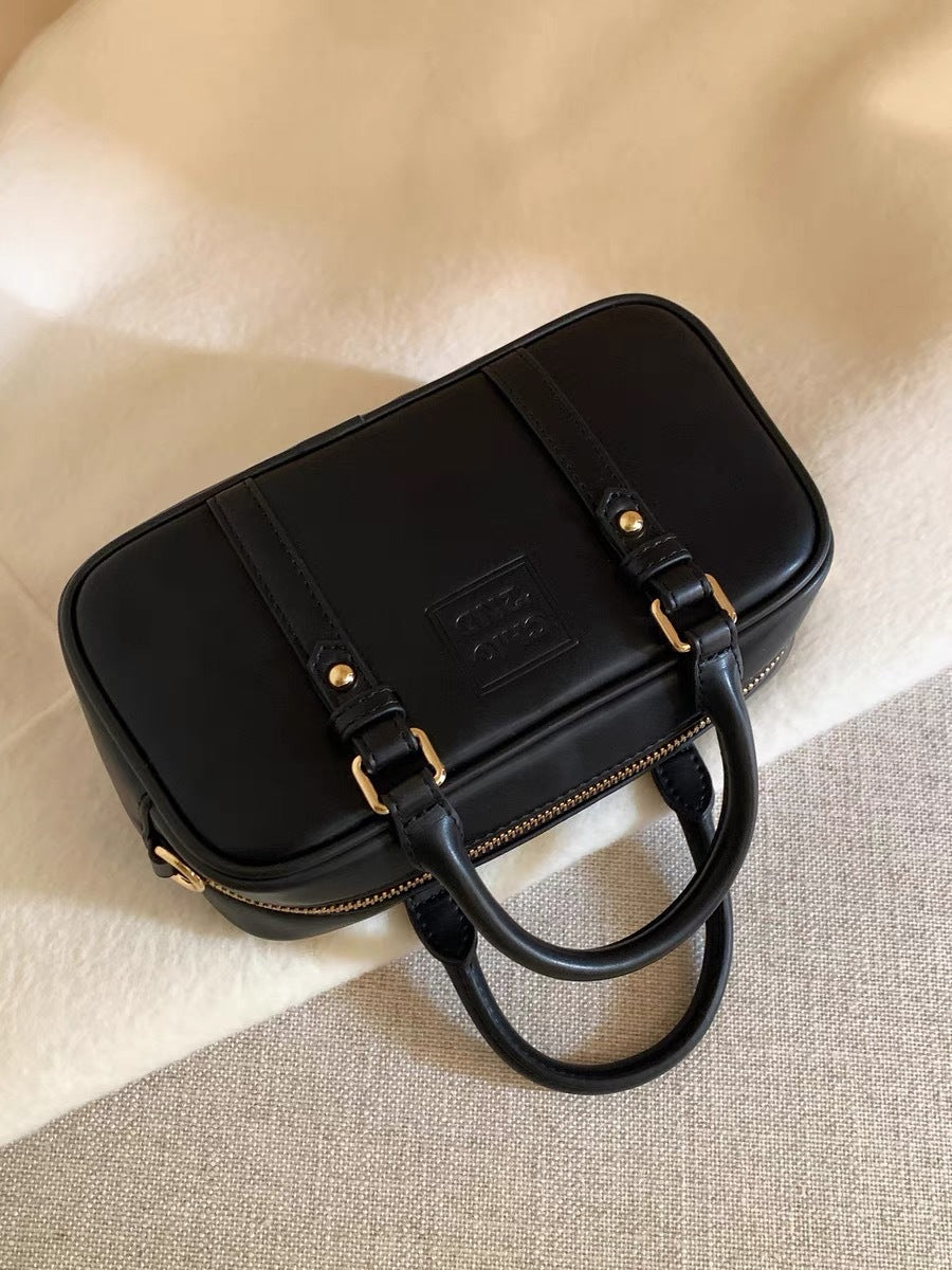 Women's Golden Autumn Postman Bowling Commuter Crossbody Bags