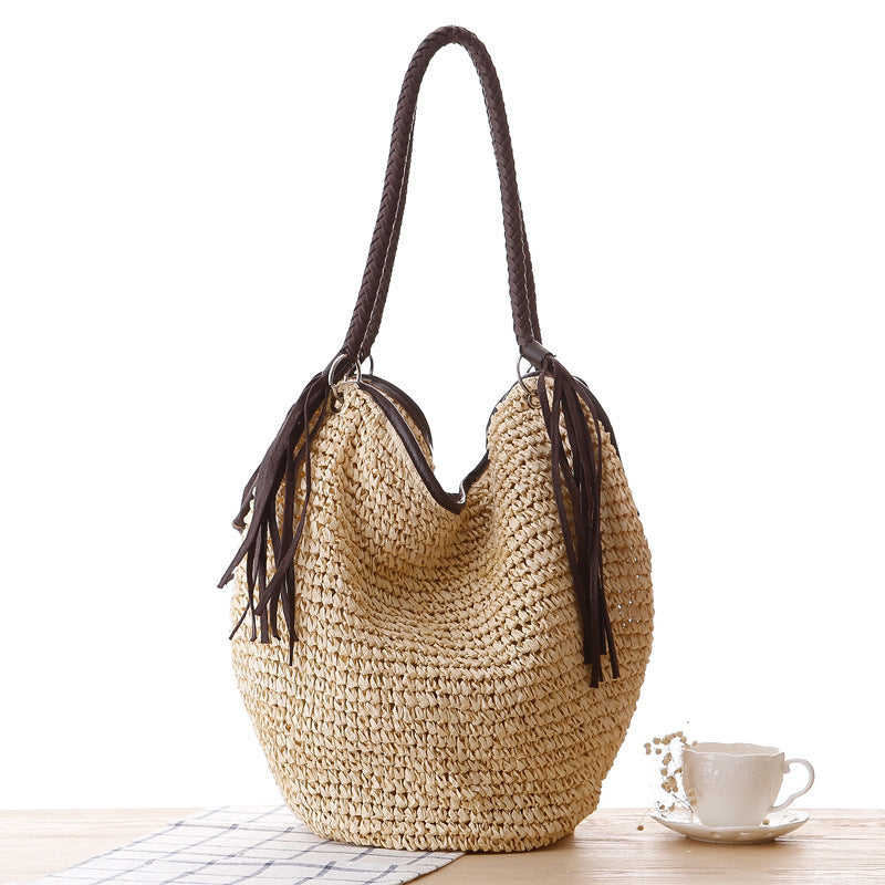 Octopus Woven Daily Leisure Seaside Vacation Shoulder Bags