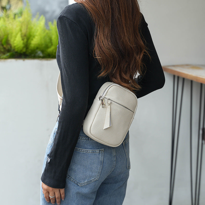 Women's & Men's & Genuine Leather First Layer Cowhide Waist Packs