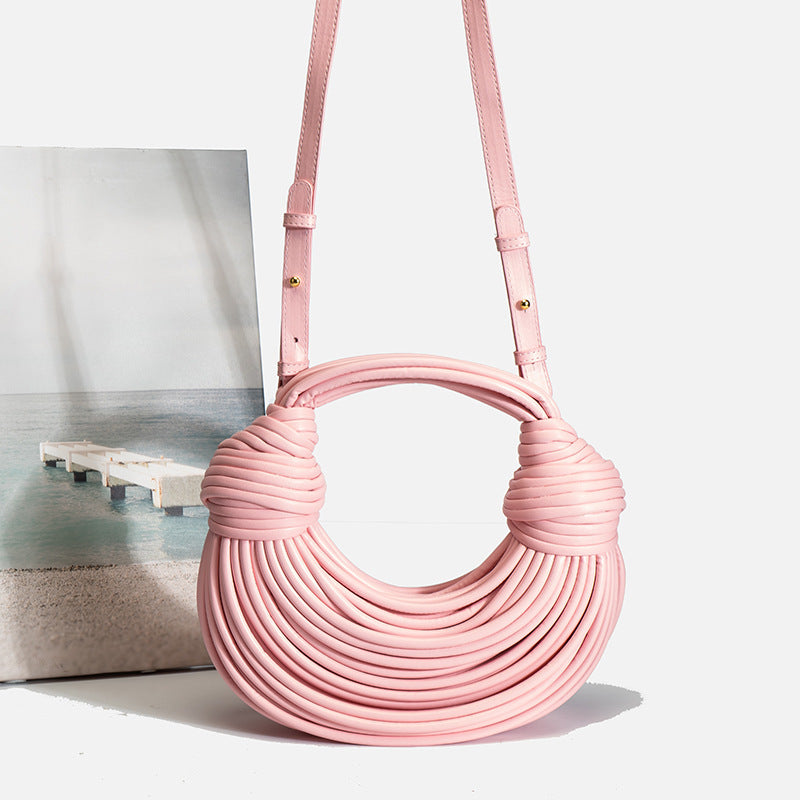 Noodle Hand Gift Carrying Vegetable Basket Knitted Handbags