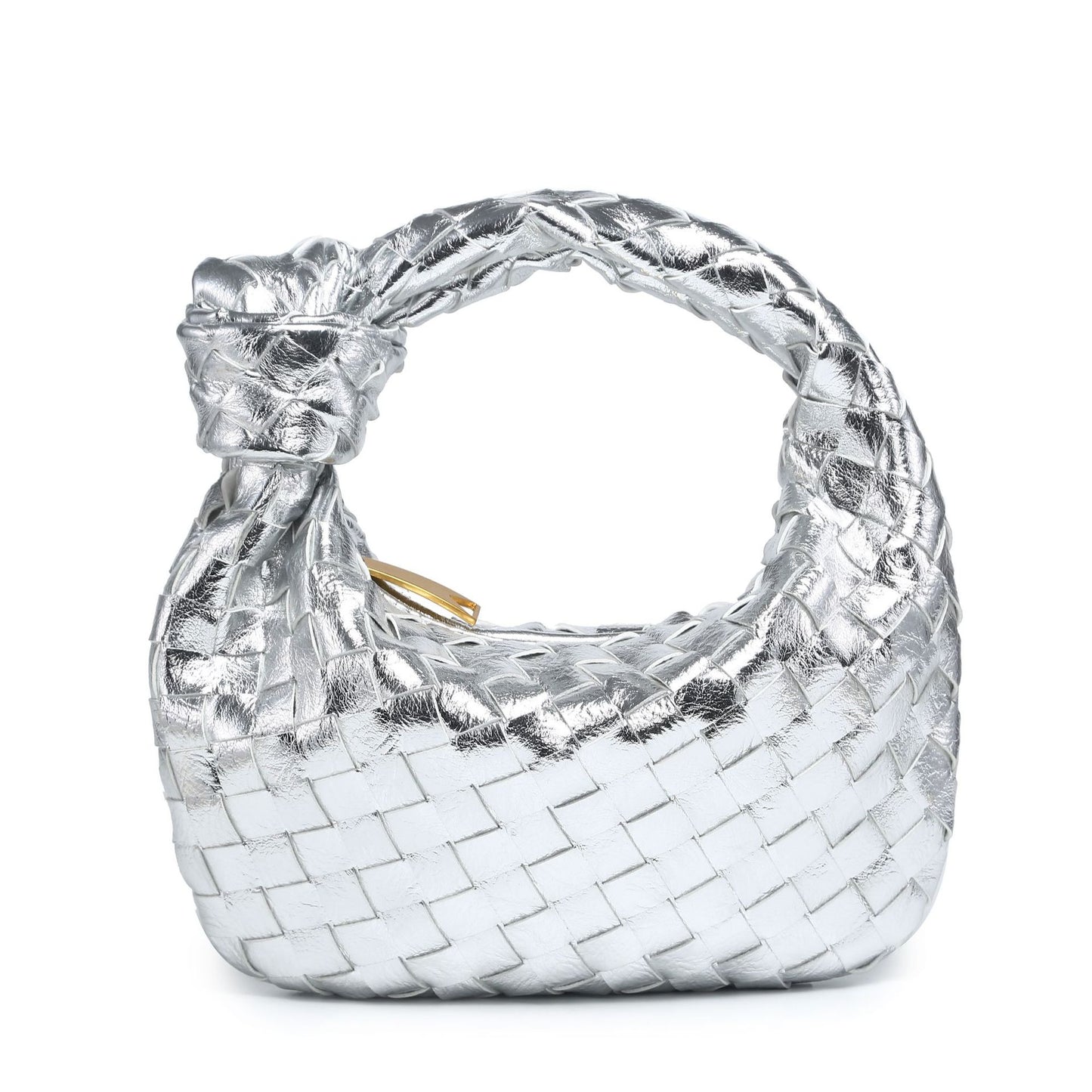 Fashion Trend Dumpling Knotted Hand-woven Croissant Handbags