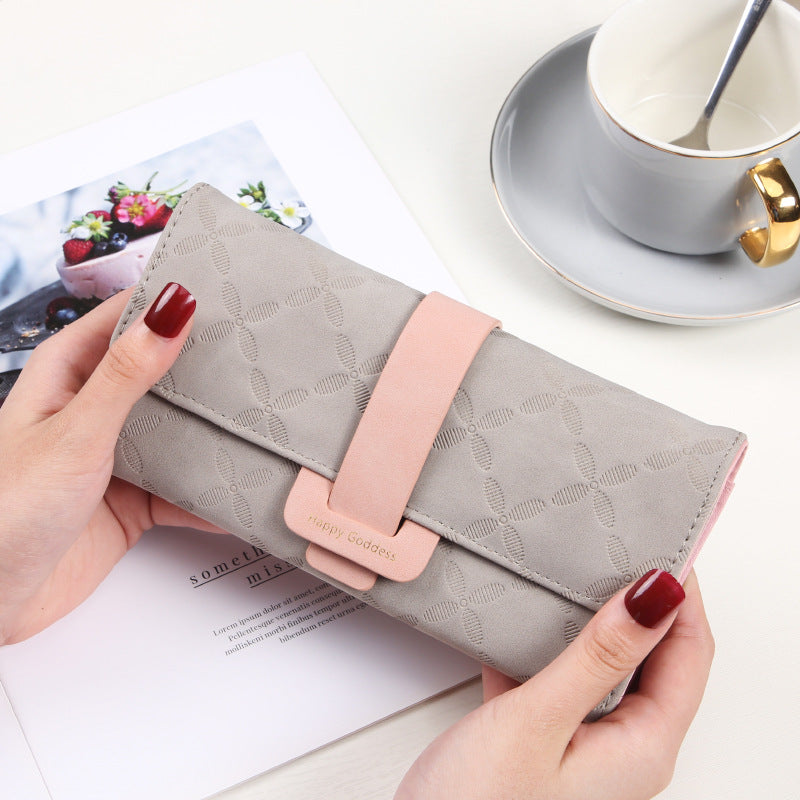 Women's Long Version Personality Large Capacity Mobile Ladies Wallet