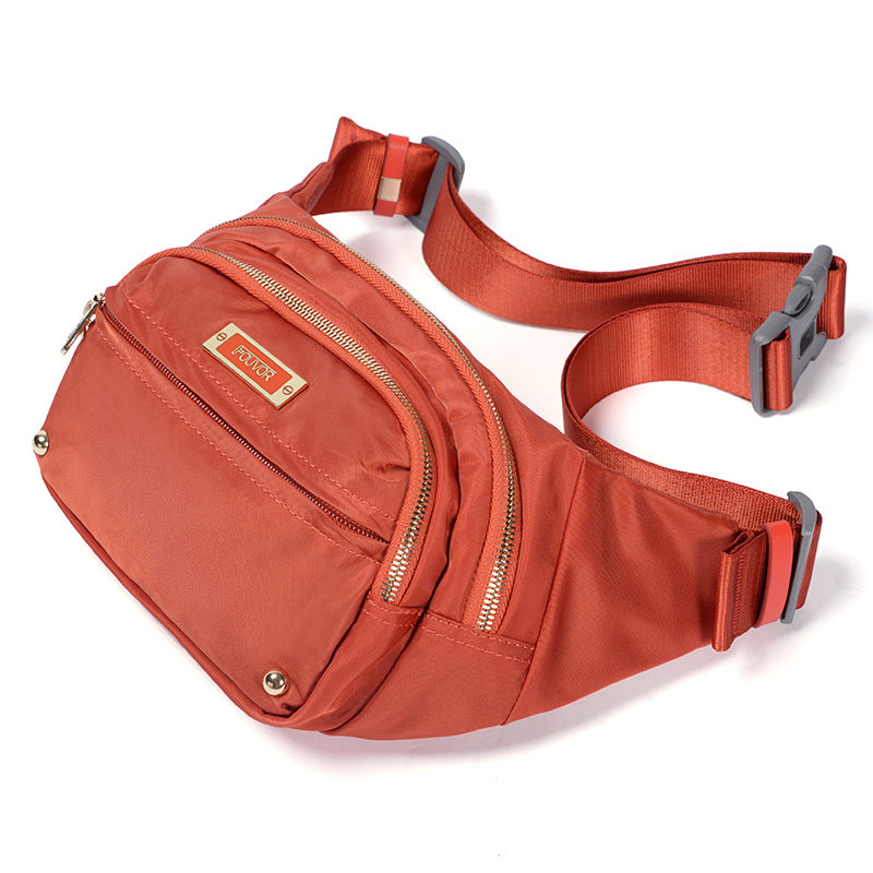 Women's Oxford Cloth Canvas Running Cell Summer Waist Packs