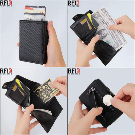 Men's Automatic Pop-up Cassette Multiple Slots Man's Card Holder