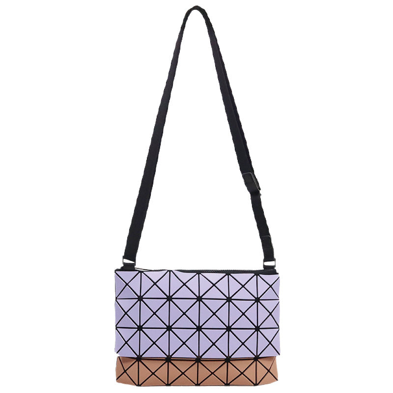 Women's & Men's & Kangaroo Styled Geometric Rhombus Clutch Bucket Bags