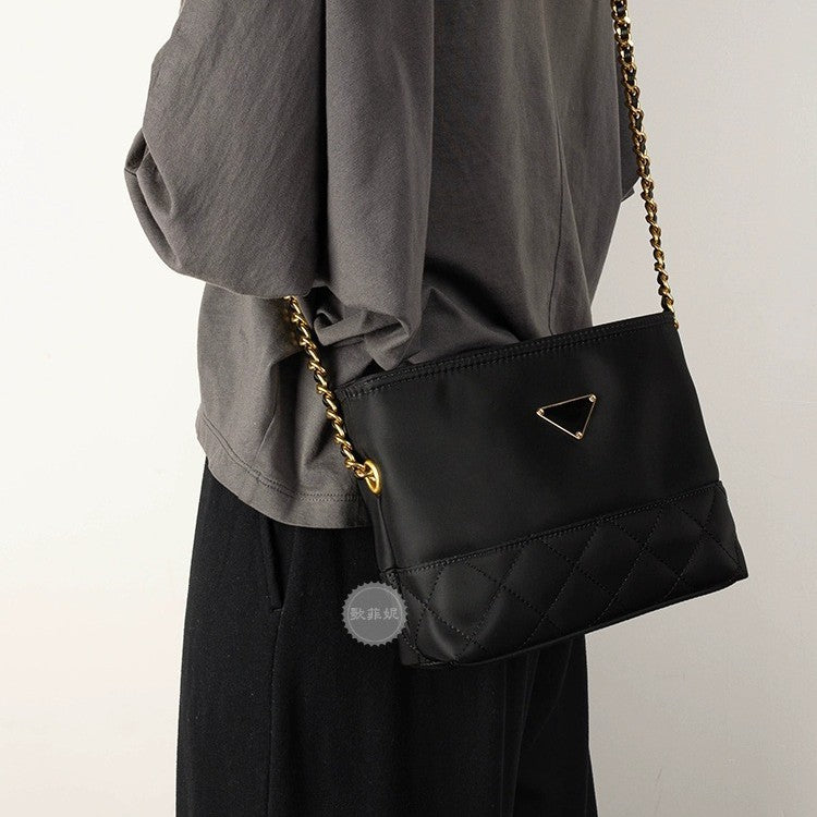 Rhombus Chain Minority Fashion Oxford Cloth Crossbody Bags