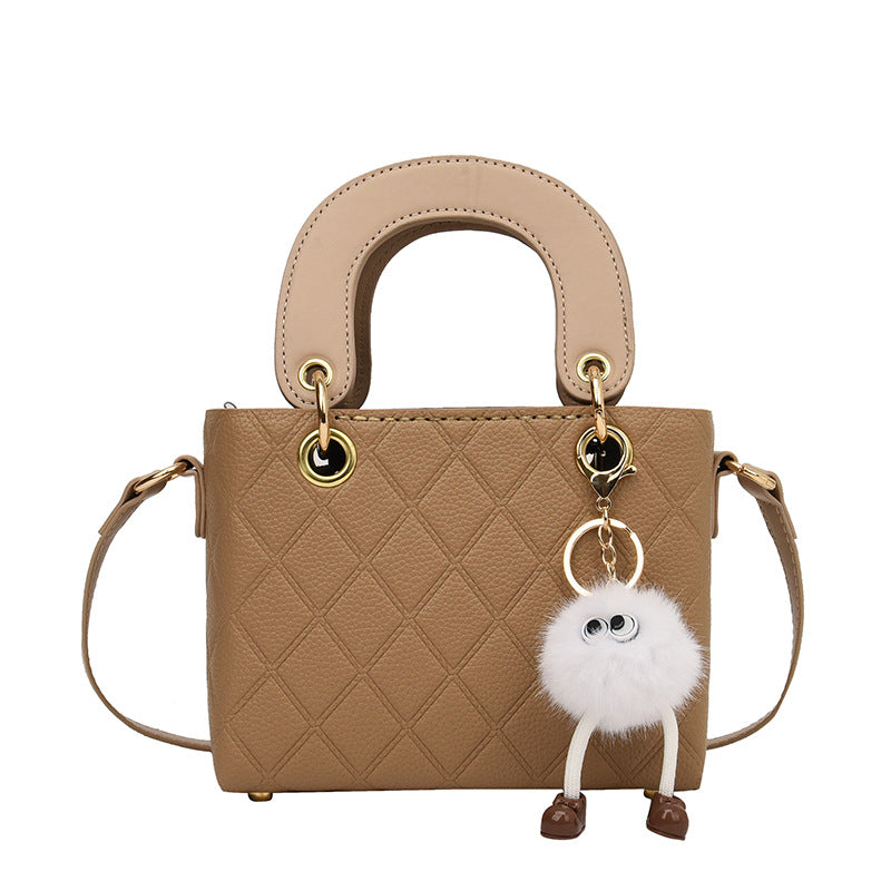 Hand-woven Material Diana Large Capacity Combination Women's Shoulder Bag