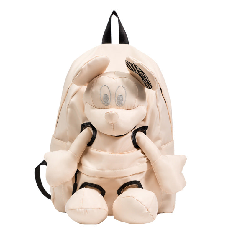 Mickey Vertical Shoulders Female Convenient Large Middle School Students' Schoolbags