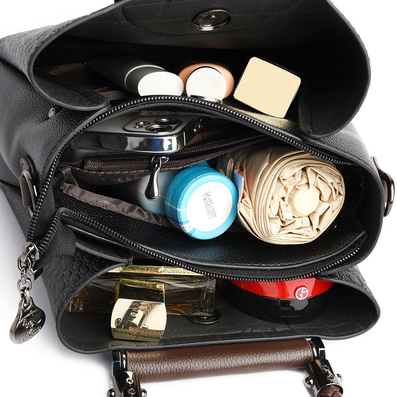 Women's Elegant Fashionable Large Capacity Commuter Soft Women's Handbag