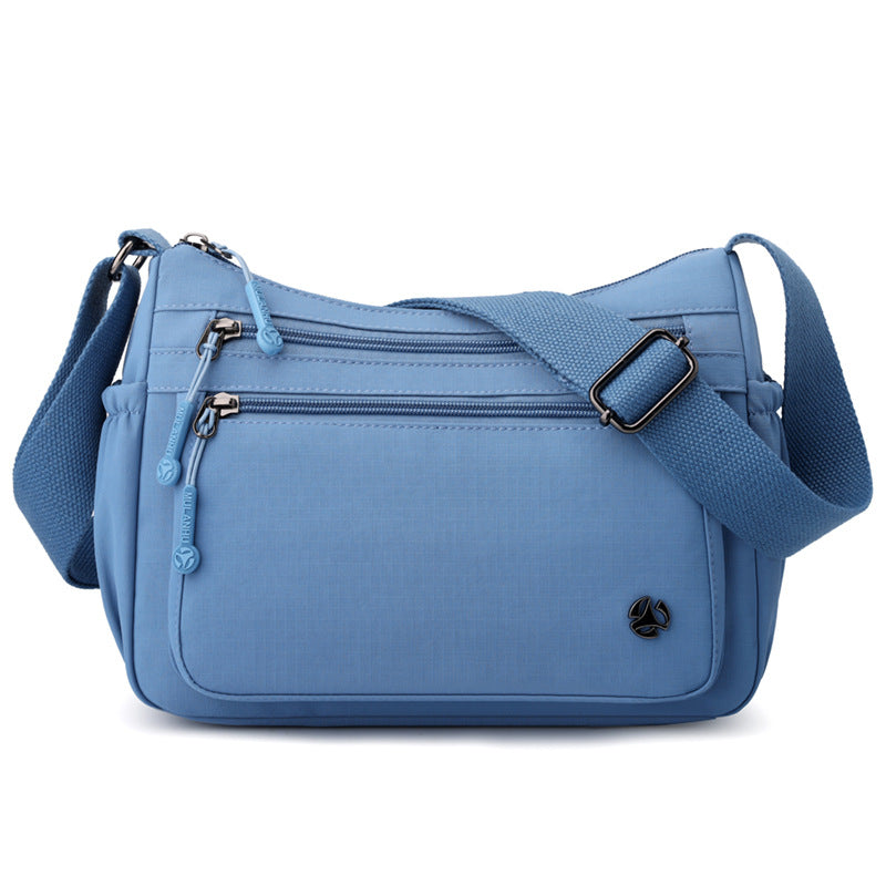 Fashion Mom Nylon Cloth Simple Lightweight Zipper Large Bags