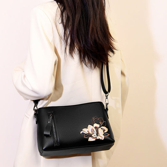 Style Embroidery Clutch Fashion Temperament Mother Crossbody Bags