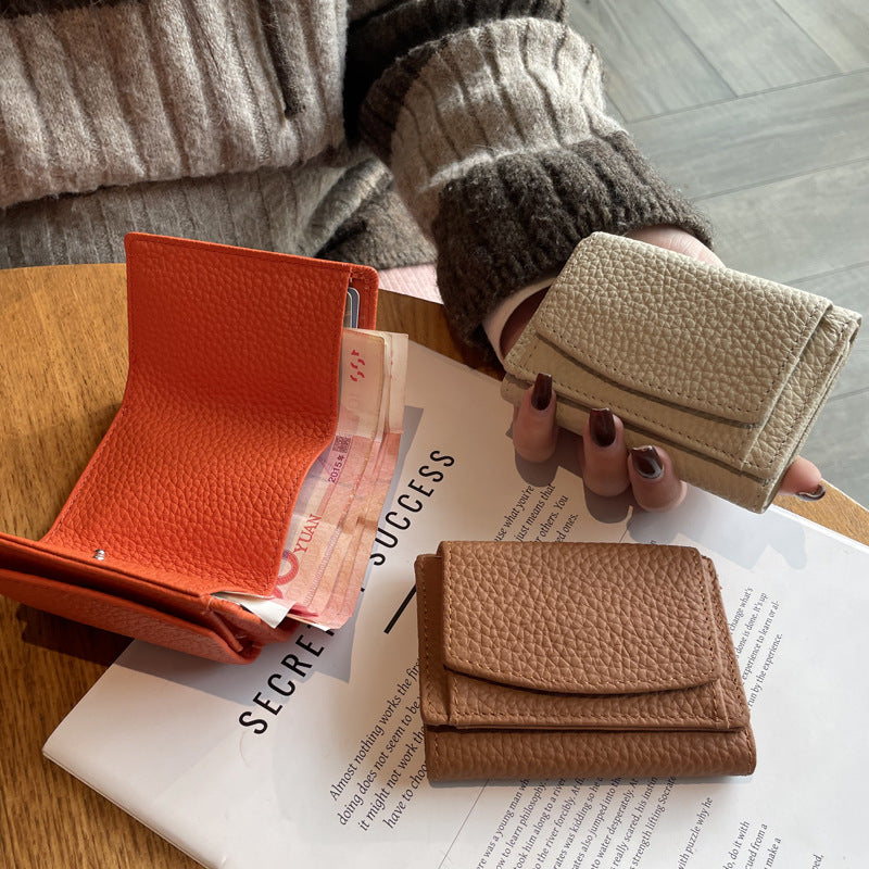 Women's Genuine Leather Style Mini Short Bags