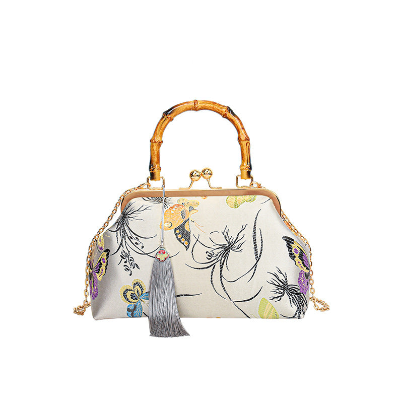 Women's Chinese Style Shell Spring Chain Bamboo Women's Shoulder Bag