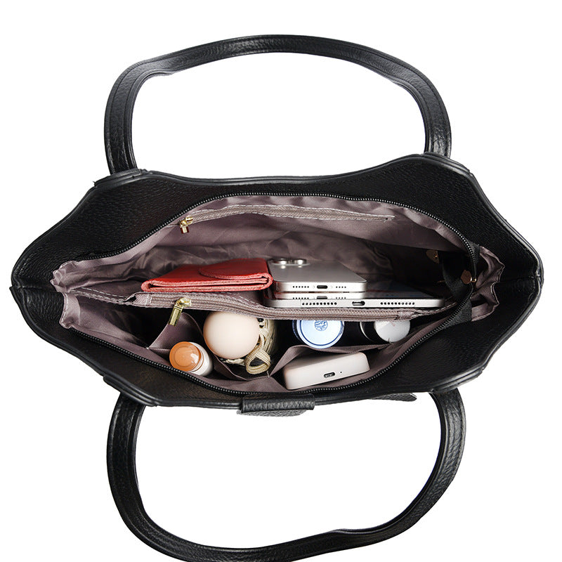Women's Portable Soft Leather Large Capacity Fashion Commuter Women's Handbag