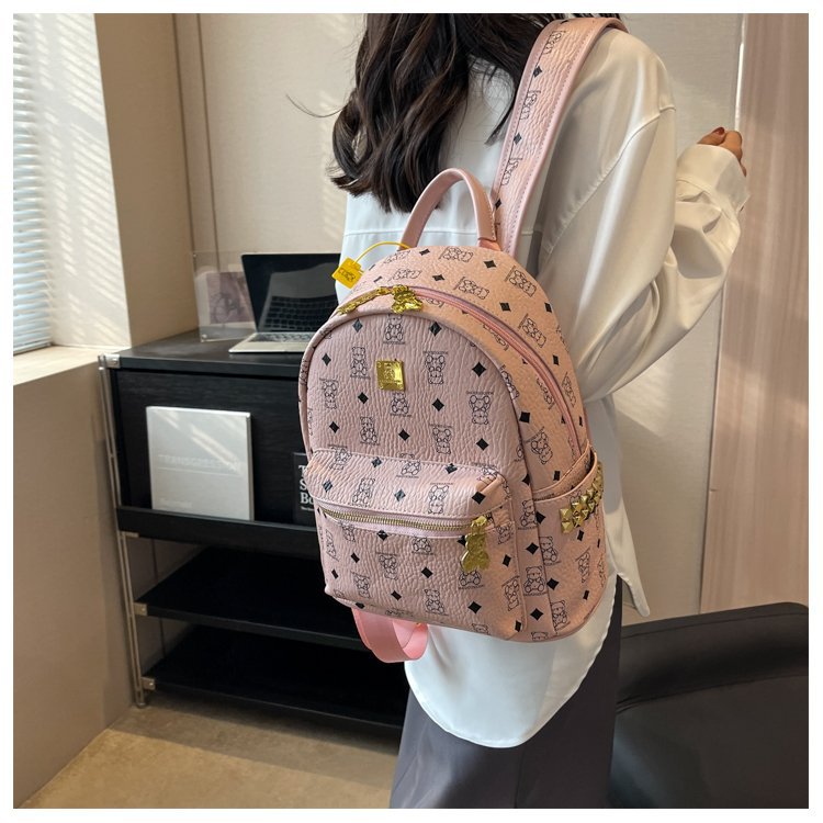 Women's Fashion Printed Cute Mini Live Korean Backpacks