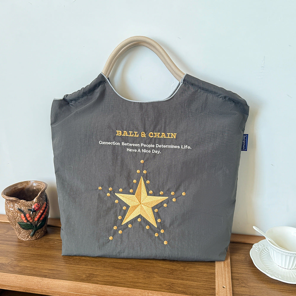 Style Embroidery Shopping Niche Ten Thousand Needle Bags