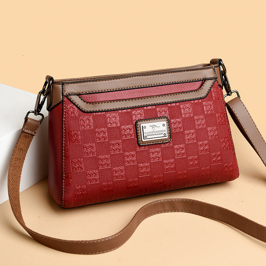 Women's Slouchy Elegant Fashion Rhombus Printed Crossbody Bags