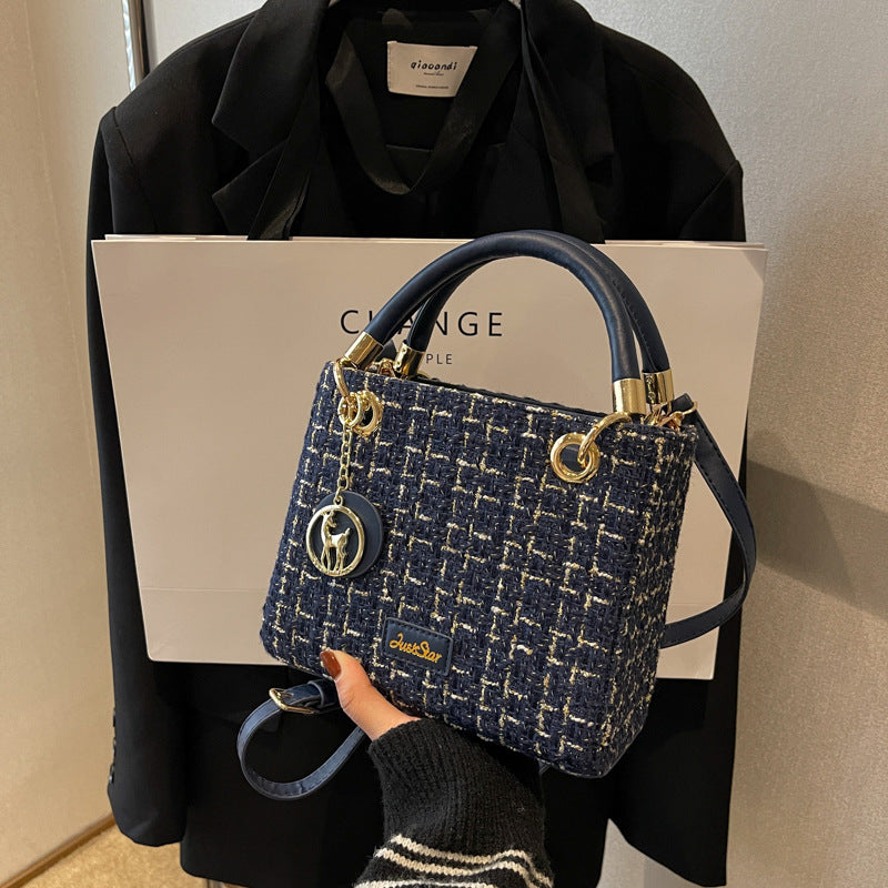 Texture Woven Diana French Minority Design Bags