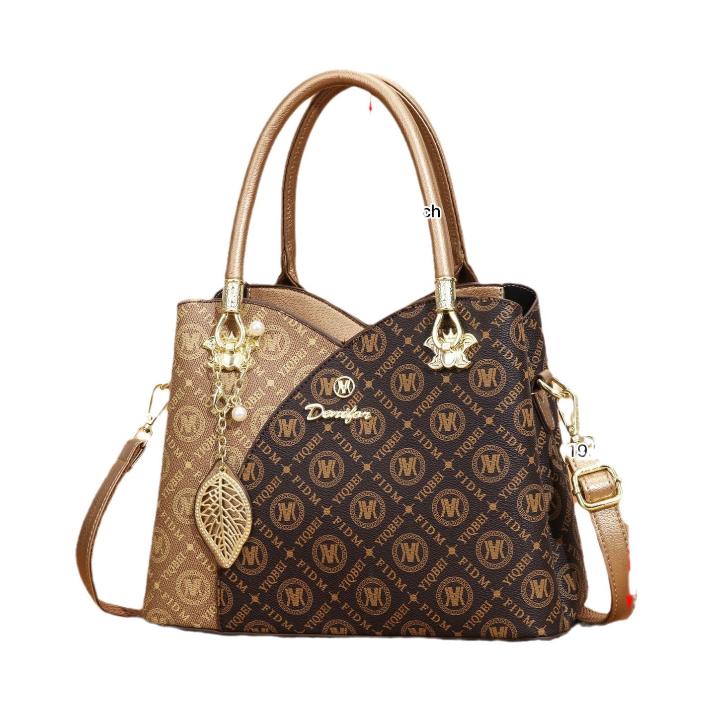 Women's High-grade Retro Large Capacity Printed Fashion Shoulder Bags