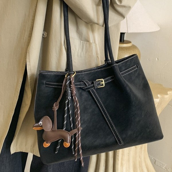 Retro Portable Underarm Winter Fashion Commute Large Women's Shoulder Bag