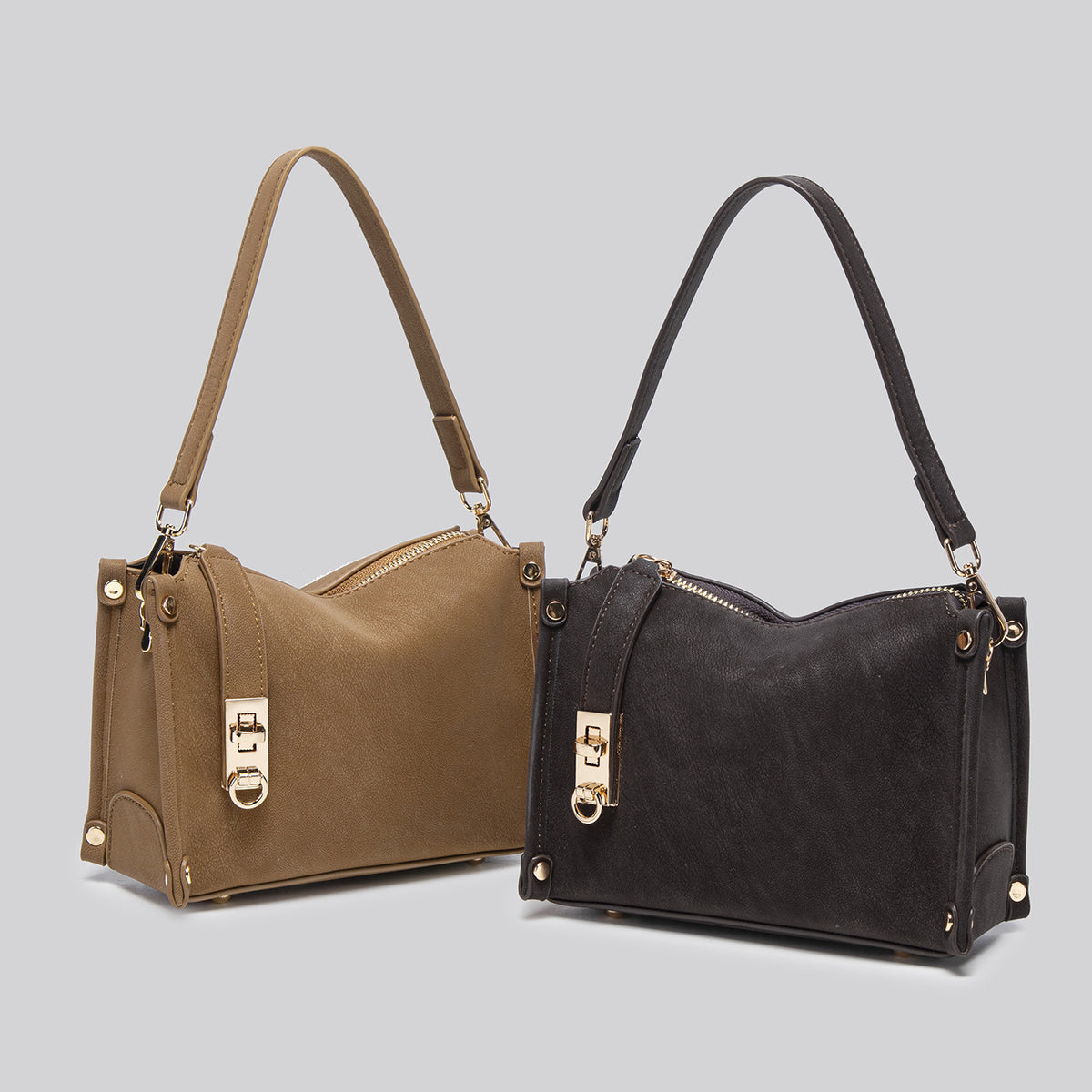 Pretty Women's Retro Fashion Advanced Texture Small Square Bags
