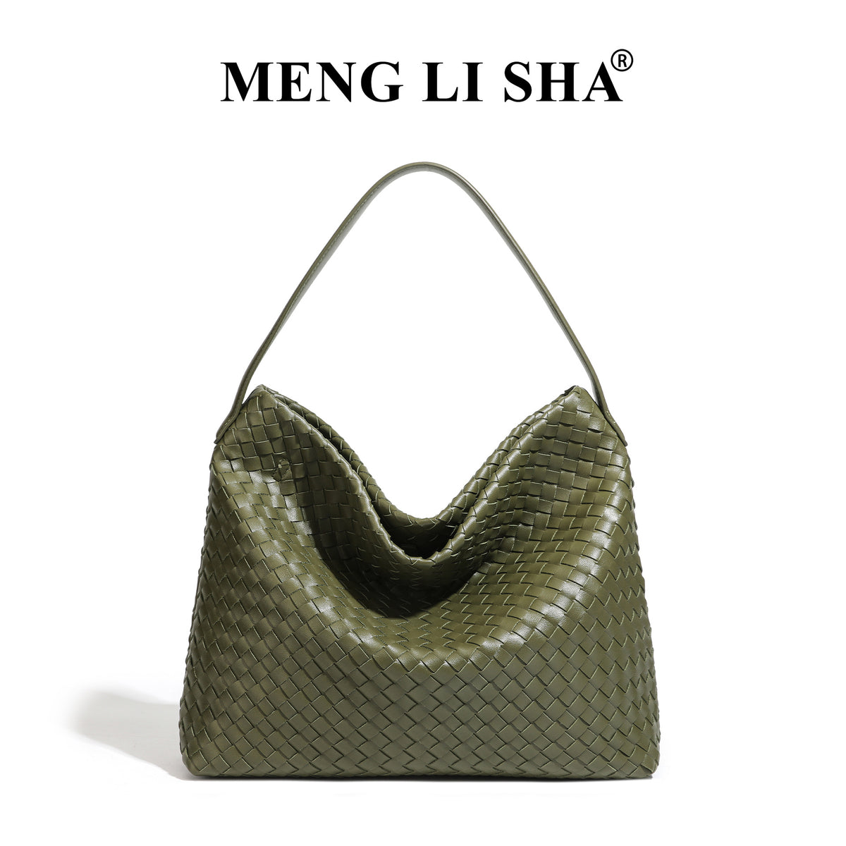Retro High-grade Frosted Hand-woven Commuter Large Capacity Women's Shoulder Bag