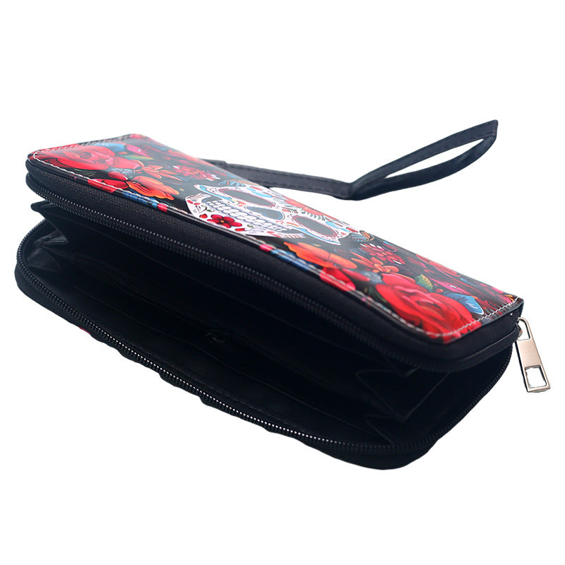 Women's & Men's Vintage Bat Ghost Long Large Capacity Ladies Wallet
