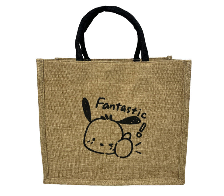 Large Capacity Versatile Summer Linen Fashion Tote Bags