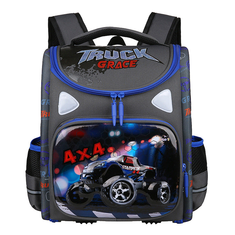 Primary Full Open Hard Shell Cartoon Elementary School Students' Schoolbags