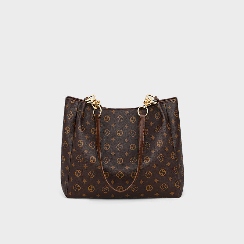 Versatile Women's High-grade Large Capacity Commuting Shoulder Bags