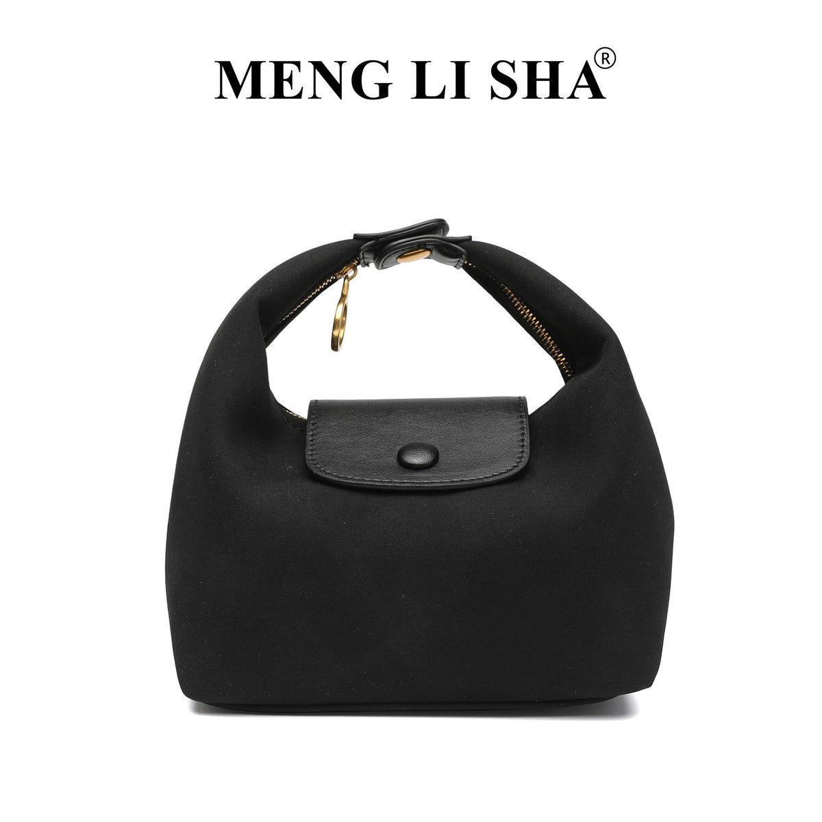 Women's Dragon Inlaid High-grade Fashion Lunch Suede Flap Women's Shoulder Bag