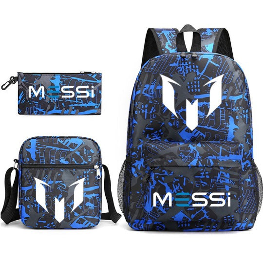 Durable Leo Massey Peripheral Printed Pencil Middle School Students' Schoolbags