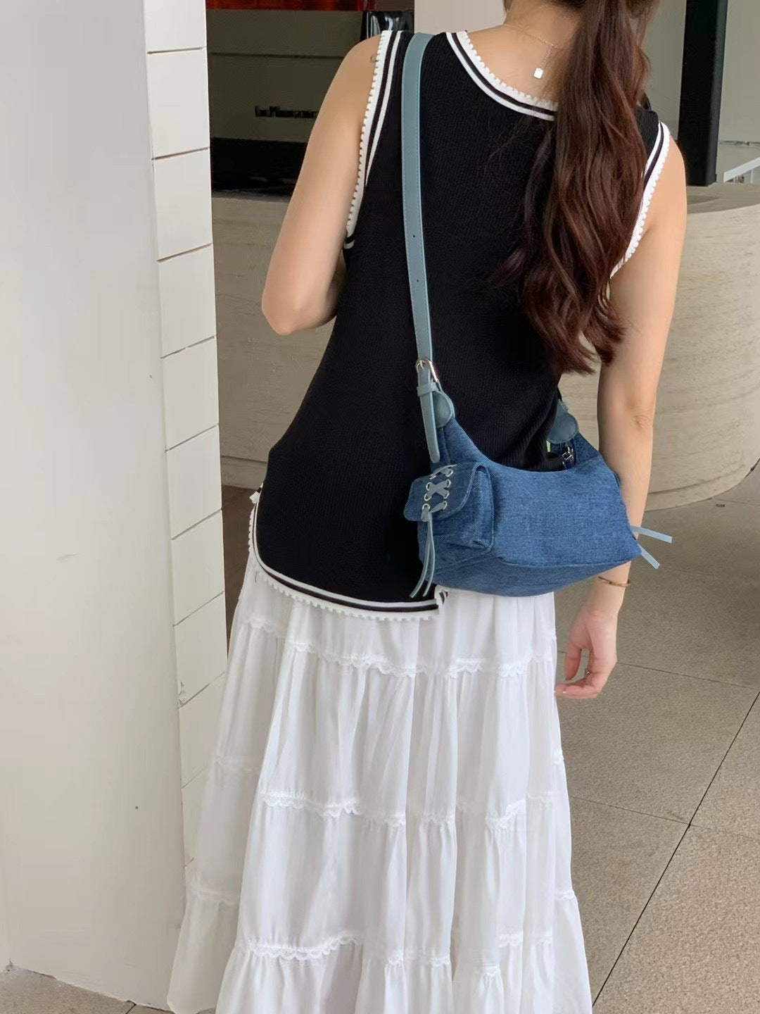 Women's Fashion Retro Hot Underarm Denim Shoulder Bags