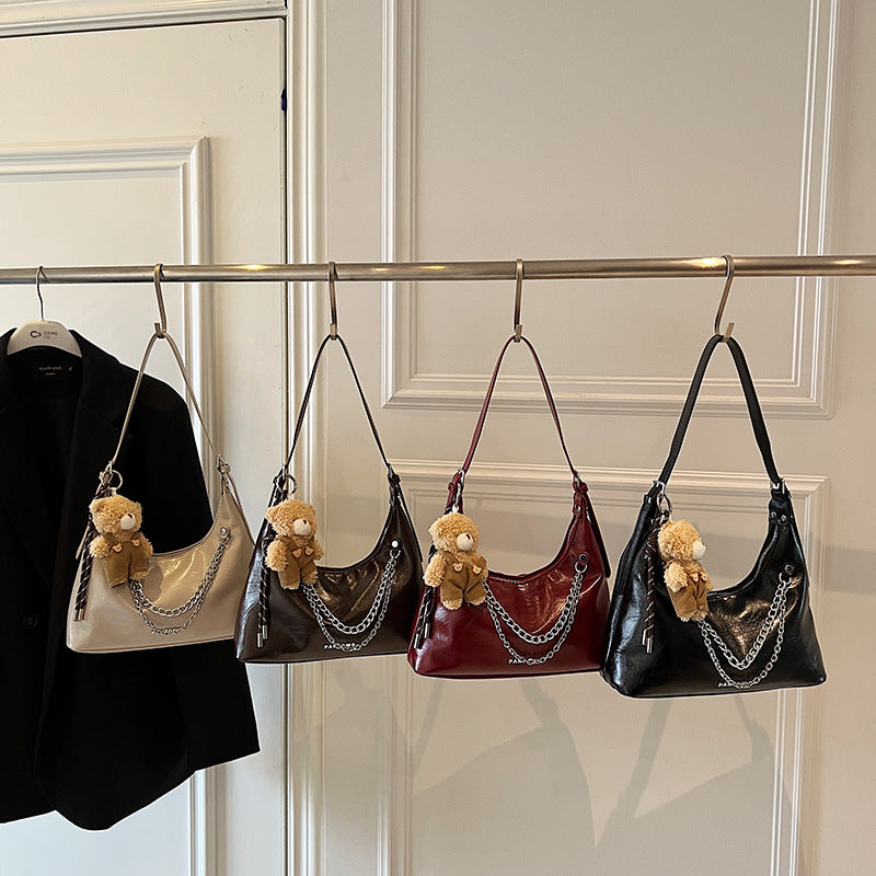 Women's French Minority Retro Chain Simple Stylish Shoulder Bags