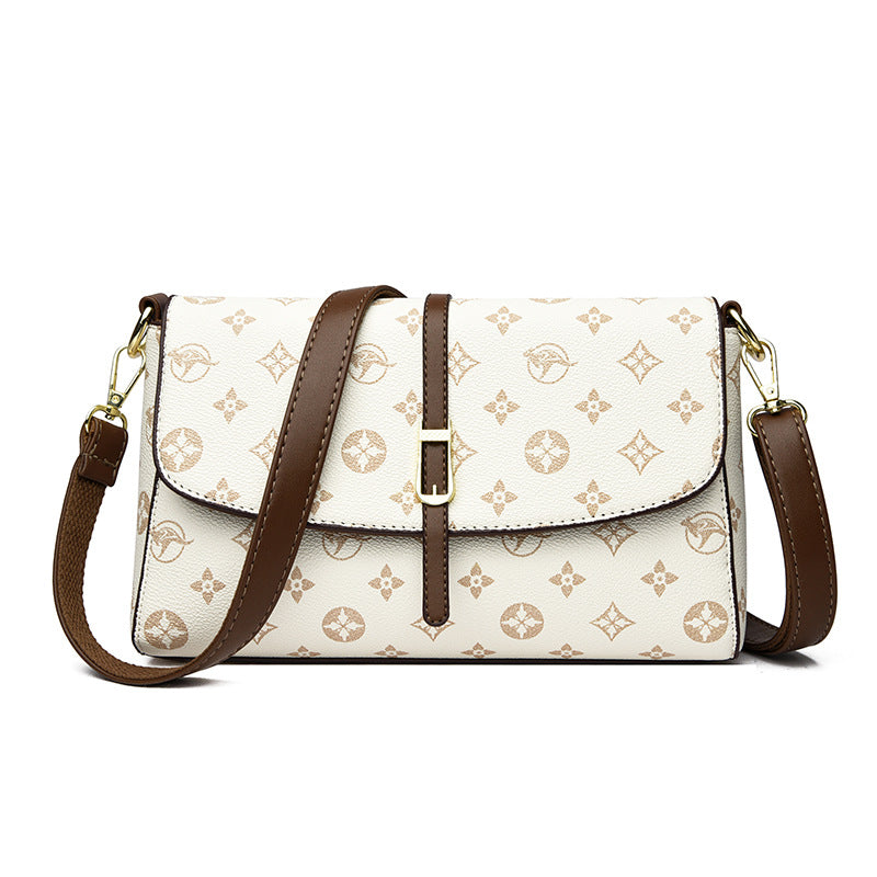 Mother's Soft Leather Western Style Underarm Women's Messenger Bag