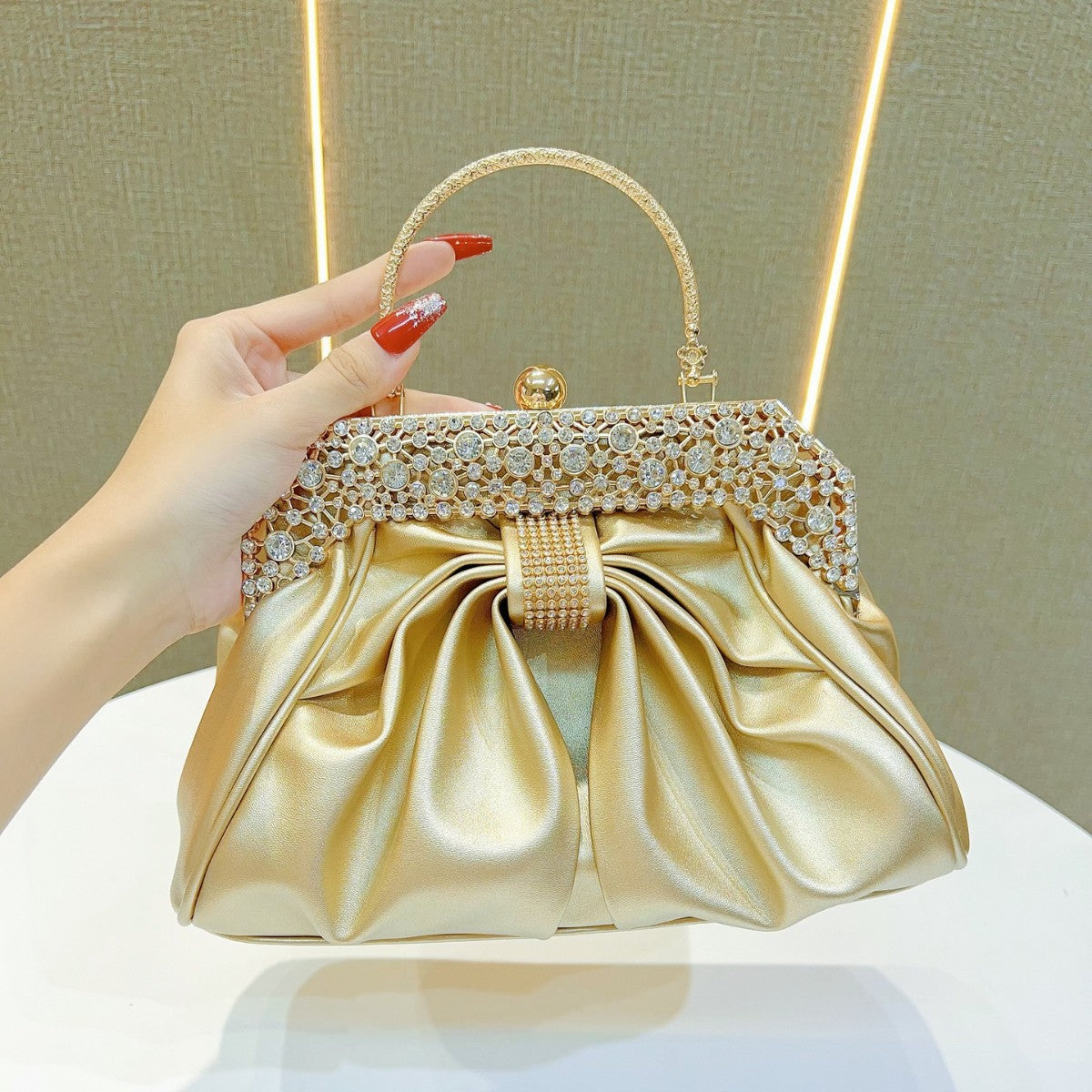 Women's Dinner Fashion Ball Party Diamond Handbags