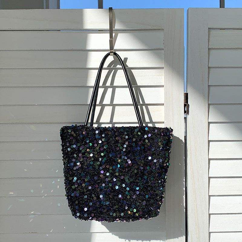Fashion Sequin High Sense Niche Hand Handbags