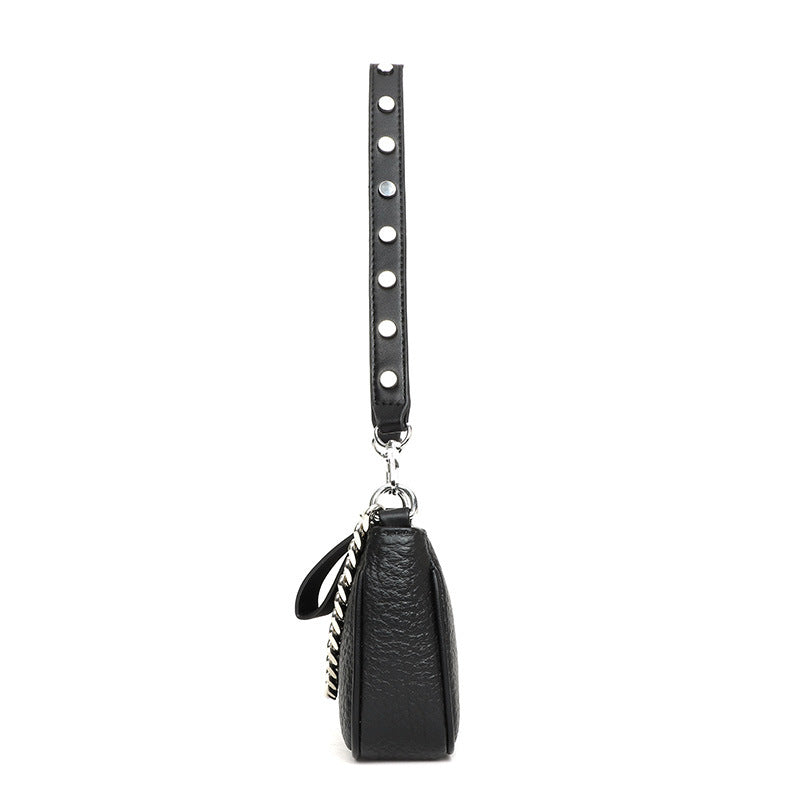 Women's Niche Underarm Soft Chain First Layer Shoulder Bags