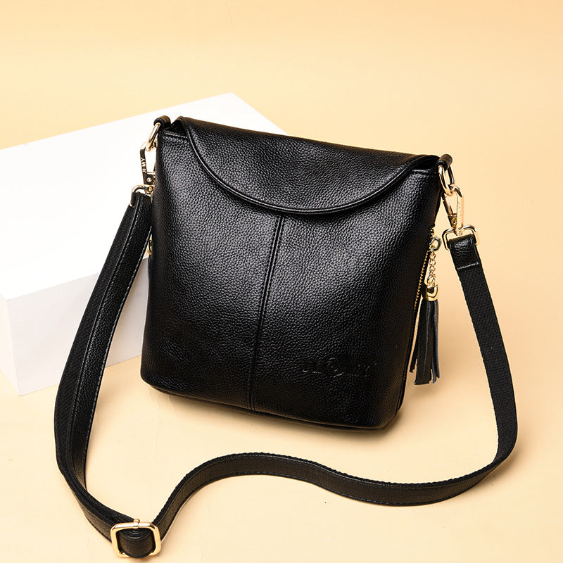 Women's High-grade Large Capacity Soft Leather Shoulder Bags