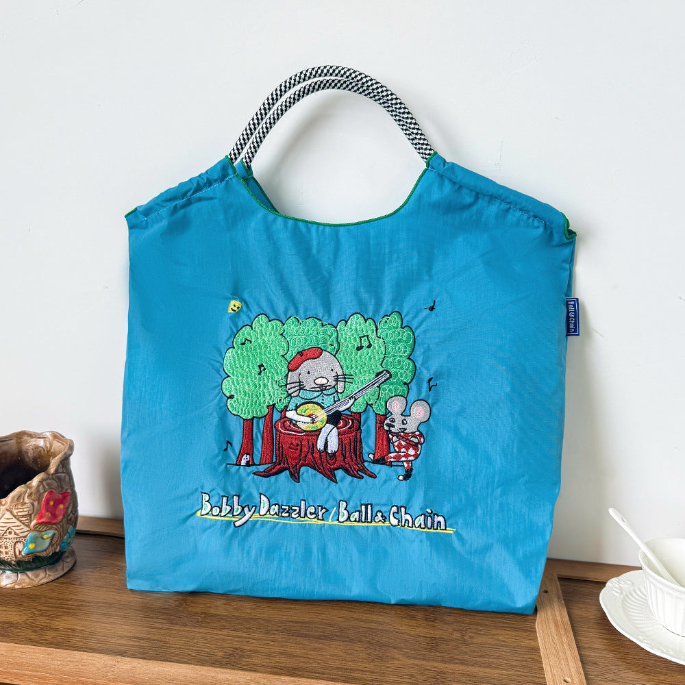 Style Embroidery Shopping Niche Ten Thousand Needle Bags