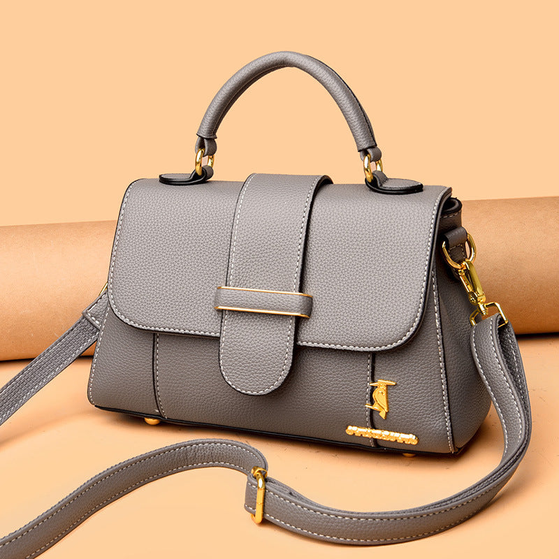 Leather For Woman Temperament Wild Mom Crossbody Bags