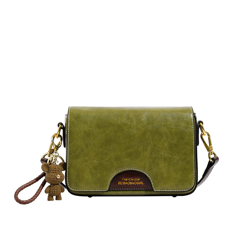 Women's Source Urban Simple Contrast Color Small Square Bags