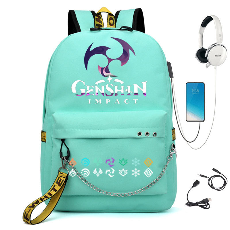 Popular Slouchy Pretty Creative Iron Chain Backpacks