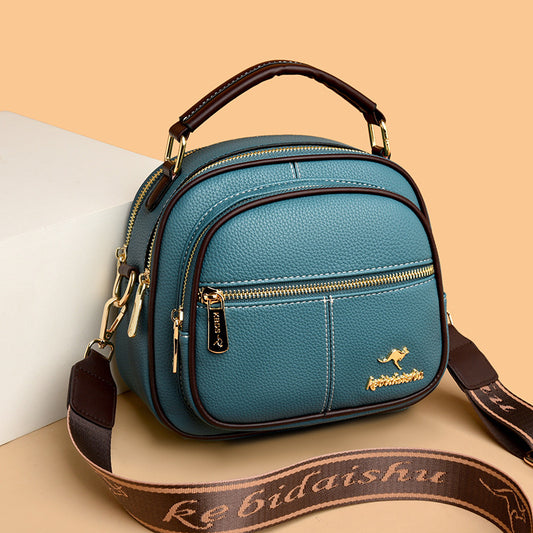 Advanced Texture Soft Leather Large Capacity Versatile Light Crossbody Bags