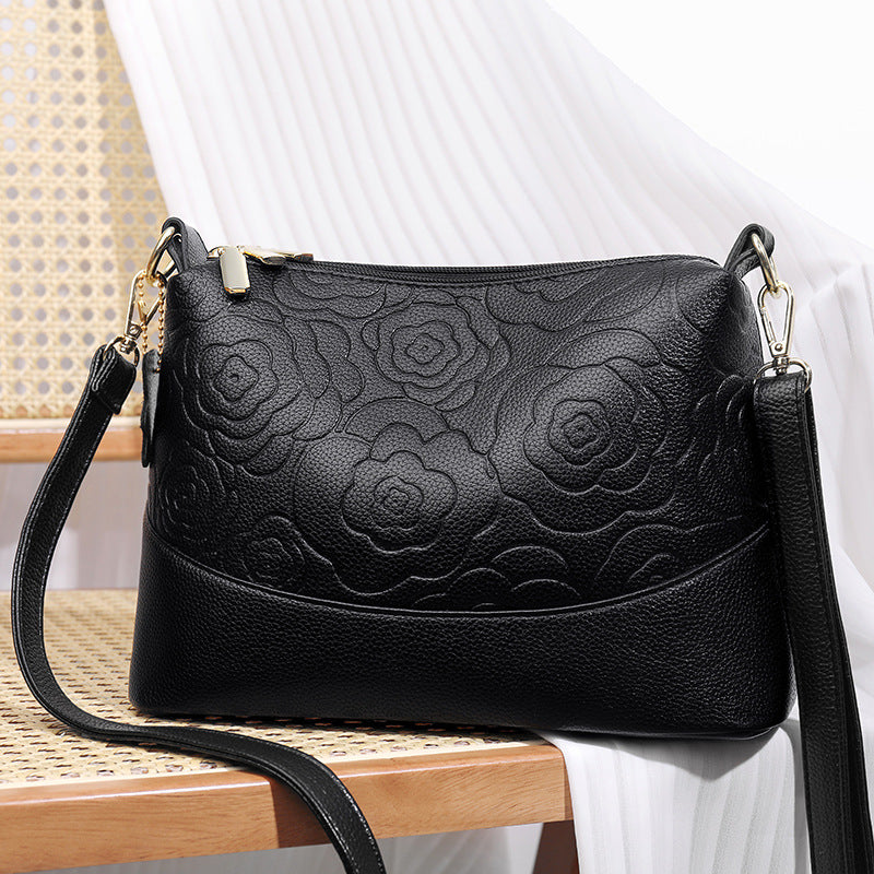 Women's Large Capacity Underarm Fashion Soft Leather Crossbody Bags