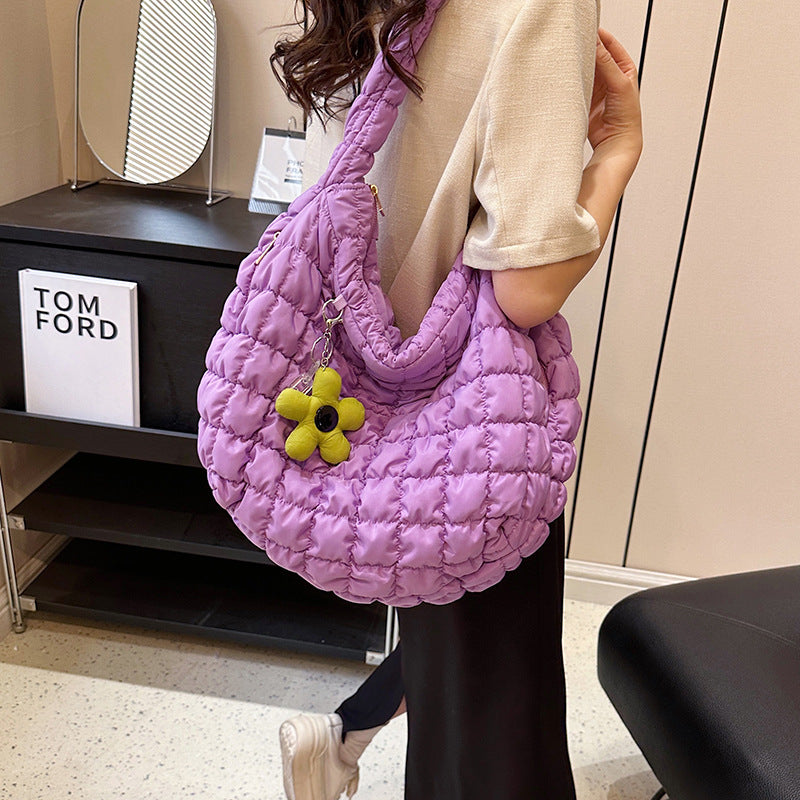 Cloud Pleated Large Korean Fashion Capacity Shoulder Bags